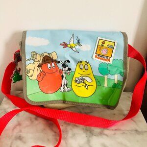Rare 2010 BARBAPAPA Messenger Bag France A.T.M. | Y2K Aesthetic Like New 27x23cm